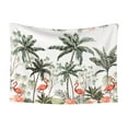 thumbnail image 1 of Naloa Flamingo Palm Trees Dog Blanket, 3 Sizes Cat Blanket for Indoor Cats Large Medium Small Dog Gifts-Medium, 1 of 8