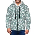thumbnail image 1 of Naloa Floral Men’s Hoodies, Zip up Hoodie, Sweatshirts,Hoodies for Men Sizes S-3XL-Large, 1 of 5