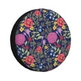thumbnail image 1 of Naloa Floral PVC Leather Spare Tire Wheel Cover for Car Truck SUV Camper Trailer Universal Fit many size17 inch, 1 of 6