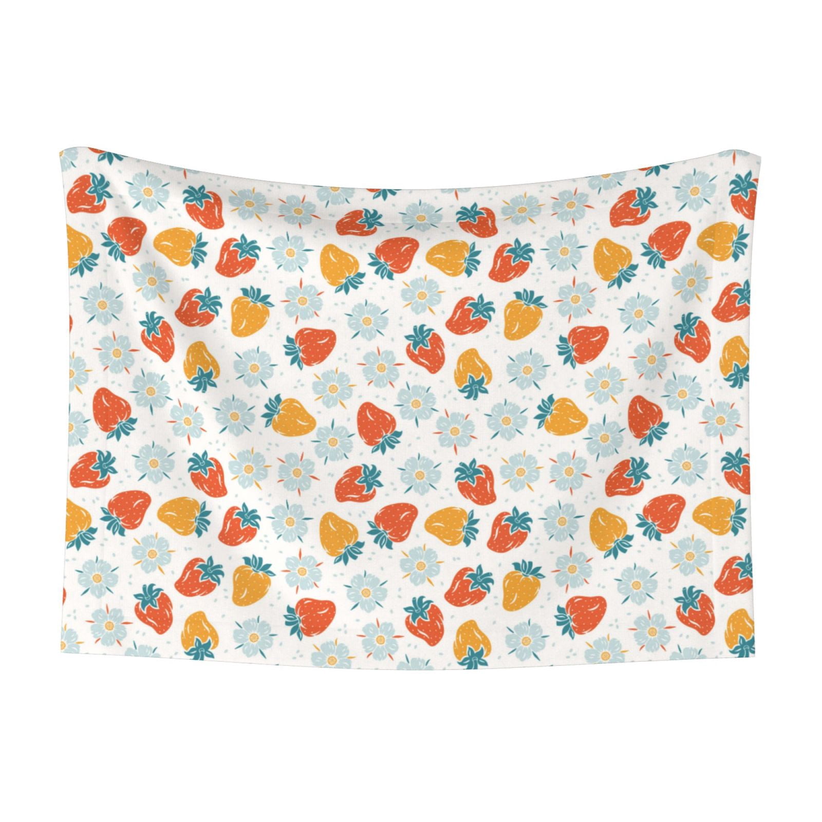Naloa Floral Strawberr Dog Blanket, 3 Sizes Cat Blanket for Indoor Cats Large Medium Small Dog Gifts-Small