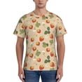 thumbnail image 1 of Naloa Floral Strawberr Men's T-Shirt Sport T-shirt Men's Basic Tee Casual Men's Shirt, Round Neck, Short Sleeves - XX-Large, 1 of 5