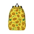 thumbnail image 1 of Naloa Floral Sunflowers Canvas Backpack for Men Women Rucksack Casual Travel Daypack College Tote Satchel Bookbag for Teens-Small, 1 of 7