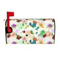 thumbnail image 1 of Naloa Floral Vintage Mailbox Covers Magnetic Post Box Cover Post Letter Box Cover Garden Decor-25.5x21 in, 1 of 8