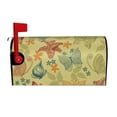 thumbnail image 1 of Naloa Floral with Butterflies Mailbox Covers Magnetic Post Box Cover Post Letter Box Cover Garden Decor-21x18 in, 1 of 8