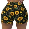 thumbnail image 1 of Naloa Flower (2) Biker Shorts for Women Seamless Scrunch Short Women’s Yoga Shorts for Gym Running Sport Shorts - X-Large, 1 of 9
