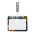 thumbnail image 1 of Naloa Flower Covered Vintage Car Card Badge Holder Work Badge Sleeve for Office, School, Factory, ID Credit Cards, Driver Licenses and Passes, 1 of 7