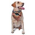 thumbnail image 1 of Naloa Flower Crown Cat Dog Bandanas 1PC Washable Triangle Dog Scarfs Premium Durable Fabric, for Small Medium Large Dogs and Cats, 1 of 6