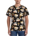 thumbnail image 1 of Naloa Flower Fox Men's T-Shirt Sport T-shirt Men's Basic Tee Casual Men's Shirt, Round Neck, Short Sleeves - Medium, 1 of 5