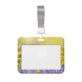 thumbnail image 1 of Naloa Flowers And Butterflies Card Badge Holder Work Badge Sleeve for Office, School, Factory, ID Credit Cards, Driver Licenses and Passes, 1 of 7