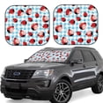 thumbnail image 1 of Naloa Flowers and Lady Bugs 2 Piece Foldable Car Sun Shades, Car Windshield Sunshade, Front Window Sunshade for Car, Truck, SUV - Large, 1 of 7
