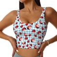 thumbnail image 1 of Naloa Flowers and Lady Bugs Sports Bras for Women, High Support Bra with Removable Pads, Comfortable - X-Large, 1 of 9