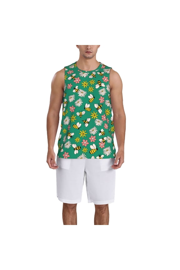 Flying Bees Basketball Jersey Reversible Men's Mesh Athletic Sports Shirts Training Practice S-4XL4X-Large