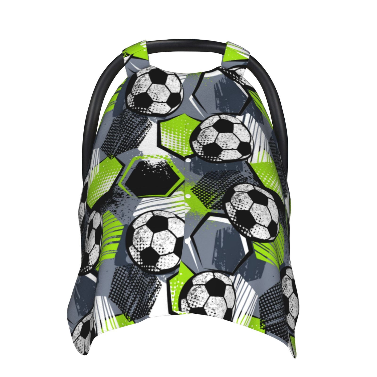 Naloa Football Baby Car Seat Cover, Breathable Baby Carrier Cover, Multiuse Baby Carrier Cover & Nursing Breastfeeding Cover