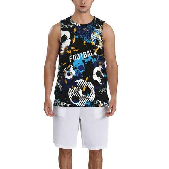 Naloa Football Basketball Jersey Reversible Men's Mesh Athletic Sports Shirts Training Practice S-4XLMedium