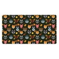 thumbnail image 1 of Naloa Forest Animal Faces Gaming Mouse Pad Large Mouse Mat Long Extended Desk Pad Non-Slip Rubber Mice Pads Stitched Edges Thin Pad (16x29.5 Inch), 1 of 8