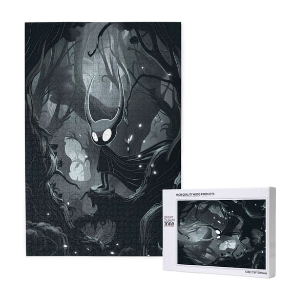Naloa Forest Black Ghost Warrior Custom Puzzles Personalized Puzzle 1000 Pieces from Photo Custom Jigsaw Puzzle for Wedding, Graduation, (29.519.7in, Vertical)
