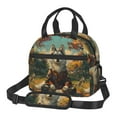 thumbnail image 1 of Naloa Forest Maple Leaf Husky Print Lunch Bag for Women & Men Insulated Lunch Box or Cooler Lunch Tote Bags for Work, Travel, Outdoor, 1 of 5