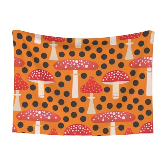 Naloa Forest Mushrooms Dog Blanket, 3 Sizes Cat Blanket for Indoor Cats Large Medium Small Dog Gifts-Large
