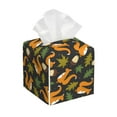 thumbnail image 1 of Naloa Forest Squirrel Tissue Box CoverLeather Tissue Holder Square Facial Tissue Case Facial Paper Organizer Dispenser for Bathroom, Vanity Countertop, Tabletop, Car, 1 of 8