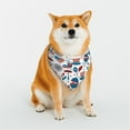 thumbnail image 1 of Naloa Fourth Of July Party Dog Bandana Large and Small-Dog Scarf Bib Handkerchief Accessories for Dogs and Cats(S-L)-Large, 1 of 5