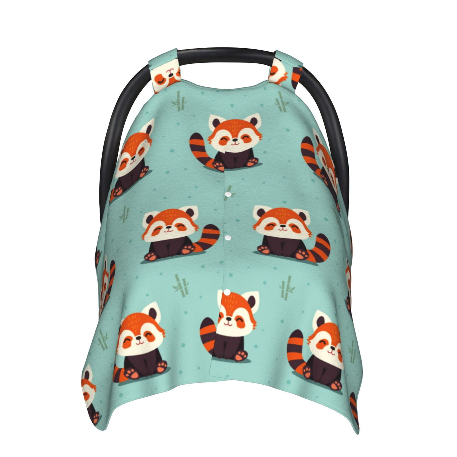 Naloa Fox Baby Car Seat Cover, Breathable Baby Carrier Cover, Multiuse Baby Carrier Cover & Nursing Breastfeeding Cover