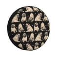thumbnail image 1 of Naloa French Bulldog PVC Leather Spare Tire Wheel Cover for Car Truck SUV Camper Trailer Universal Fit many size16 inch, 1 of 6
