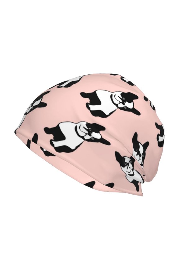 French Bulldog1 Beanie for Men Women Knitted Unisex Winter Hat Beanies Cap Knit Cuffed Beanies Hats