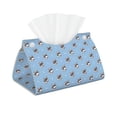 thumbnail image 1 of Naloa French Bulldog2 Print Leather Tissue Box Cover Rectangle | Long Tissue Box Cover | Tissue Box Holder | Tissue Holder for Bathroom, 1 of 9