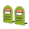 thumbnail image 1 of Naloa Fresh Sushi 2 Pcs Bookend Large Capacity Office Book Ends for Home Office Library School Study Decoration, 1 of 8