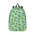 thumbnail image 1 of Naloa Froggs In The Lake Canvas Backpack for Men Women Rucksack Casual Travel Daypack College Tote Satchel Bookbag for Teens-Medium, 1 of 7