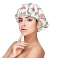 thumbnail image 1 of Naloa Fruit Adjustable Hair Bonnet for Sleeping, Hair Wrap Sleep Cap Turban for Women Men, Curly Straight Hair Long Large Braid Unisex, 1 of 6