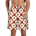 thumbnail image 1 of Naloa Fruit Apples Men's Beach Shorts, Surfing shorts, Swim trunks, Quick Dry Swim Trunks for Surfing Beach Fun - Small, 1 of 9