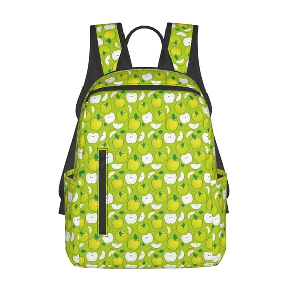 Naloa Fruit Print Lightweight DayBackpack Suitable for school, work, shopping, travel, etc.