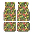 thumbnail image 1 of Naloa Fruits Vegetables And Berries Car Foot Mat Set of 4 Pieces - Universal Floor Liner Neoprene Full Set Floor Mats for Cars Trucks SUV, 1 of 7