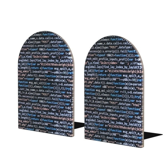 Naloa Function Source Code 2 Pcs Bookend Large Capacity Office Book Ends for Home Office Library School Study Decoration