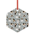 thumbnail image 1 of Naloa Funny Beagle Active Dog Acrylic Santa Tree Decorations Christmas Hanging Pendant for Christmas Winter New Year Party Hanging Decorations-Hexagon, 1 of 7