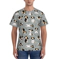 thumbnail image 1 of Naloa Funny Beagle Active Dog Men's T-Shirt Sport T-shirt Men's Basic Tee Casual Men's Shirt, Round Neck, Short Sleeves - X-Large, 1 of 5