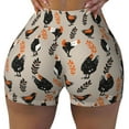 thumbnail image 1 of Naloa Funny Chicken Biker Shorts for Women Seamless Scrunch Short Women’s Yoga Shorts for Gym Running Sport Shorts - XX-Large, 1 of 9
