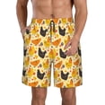 thumbnail image 1 of Naloa Funny Chicken Men's Beach Shorts, Surfing shorts, Swim trunks, Quick Dry Swim Trunks for Surfing Beach Fun - X-Large, 1 of 9