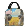 thumbnail image 1 of Naloa Funny Countryside Donkey Print Lunch Box for Women Men,Insulated Lunch Bag,Lunchbox,Thermal Leakproof Cooler,Reusable Lunch Tote Bag for Work School Travel Picnic, 1 of 7