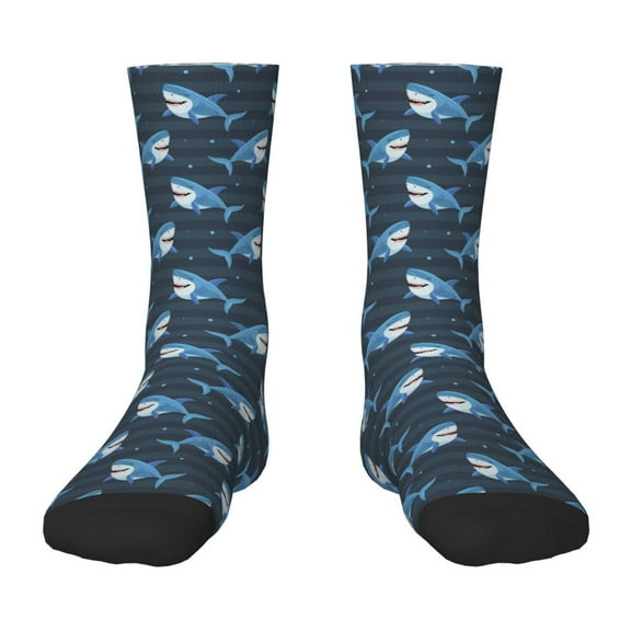 Naloa Funny Sharks Kids Socks Unisex Kids and Toddlers' Crew Socks, ,1 Pairs
