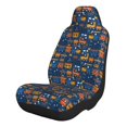 thumbnail image 1 of Naloa Funny Steam Train Car Seat Covers 2PCs Front Car Seat Covers Universal fit for Most Cars SUVs and Trucks - 1, 1 of 5