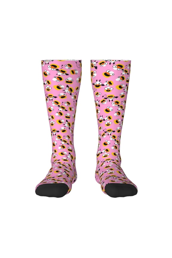 Funny corn spider web A Knee Socks, High Socks Long Stretchy Sock Women Knee High Stocking, Long Socks for Women