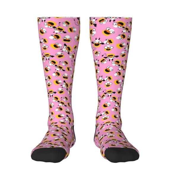 Naloa Funny corn spider web A Knee Socks, High Socks Long Stretchy Sock Women Knee High Stocking, Long Socks for Women