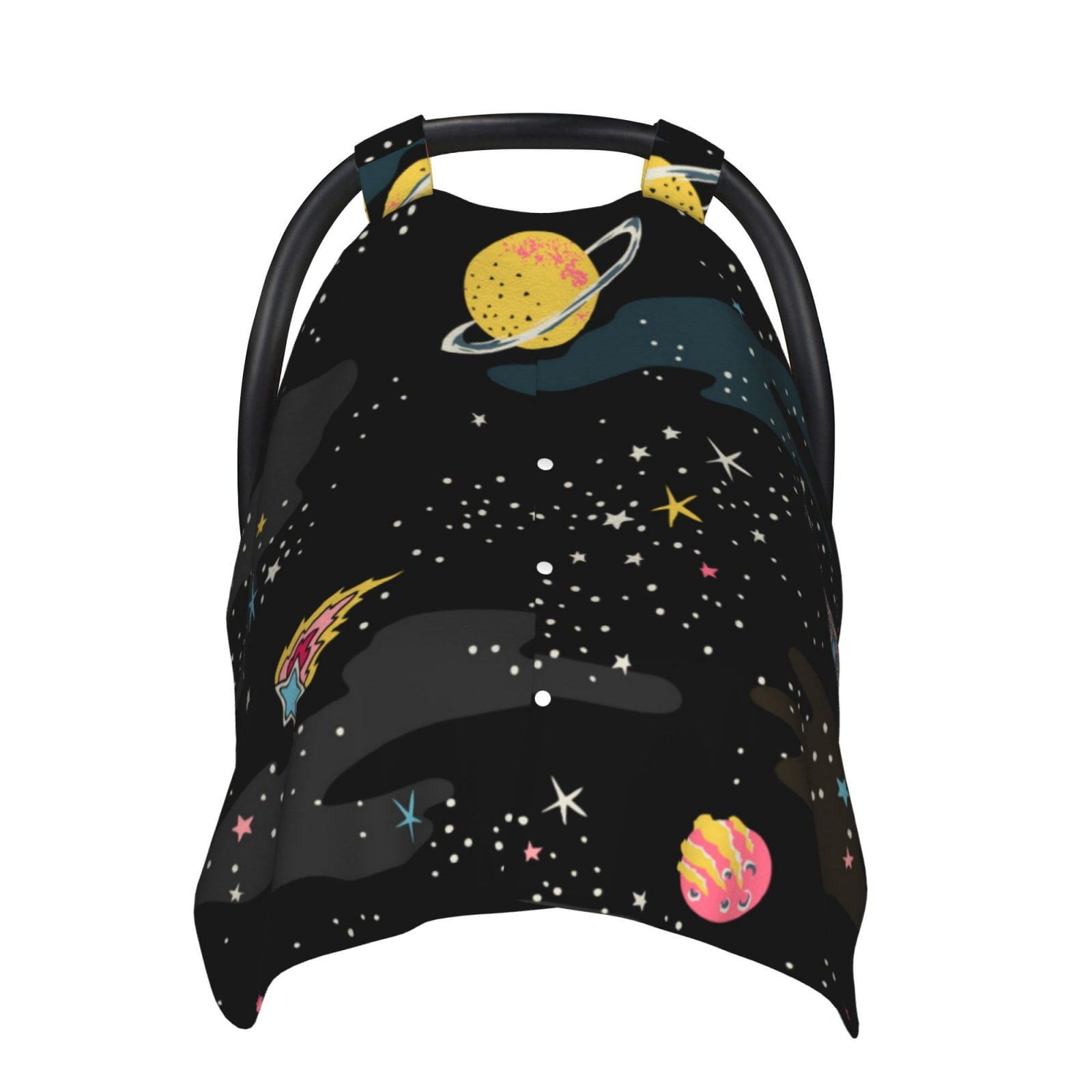 Naloa Galaxy Baby Car Seat Cover, Breathable Baby Carrier Cover, Multiuse Baby Carrier Cover & Nursing Breastfeeding Cover
