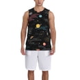 thumbnail image 1 of Naloa Galaxy Basketball Jersey Reversible Men's Mesh Athletic Sports Shirts Training Practice S-4XLSmall, 1 of 6
