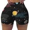 thumbnail image 1 of Naloa Galaxy Biker Shorts for Women Seamless Scrunch Short Women’s Yoga Shorts for Gym Running Sport Shorts - Large, 1 of 9