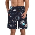 thumbnail image 1 of Naloa Galaxy2 Men's Beach Shorts, Surfing shorts, Swim trunks, Quick Dry Swim Trunks for Surfing Beach Fun - Medium, 1 of 9