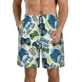 thumbnail image 1 of Naloa Game All Day Men's Beach Shorts, Surfing shorts, Swim trunks, Quick Dry Swim Trunks for Surfing Beach Fun - Small, 1 of 9