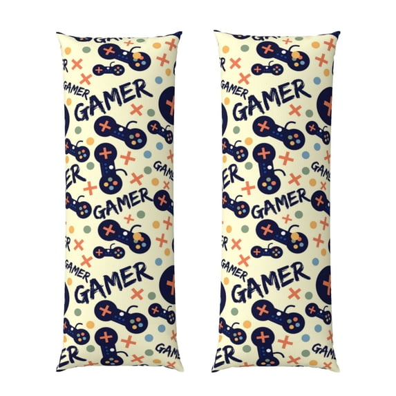 Naloa Game Controller Super Soft 20x60 Body Pillow Case,Long Side Hidden Zipper(PILLOWS ARE NOT INCLUDED)
